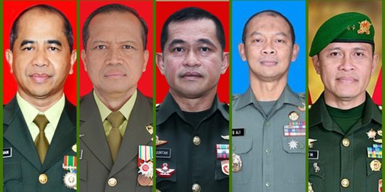 Dua Perwira Tinggi TNI Lulusan Terbaik Pesaing Menantu Luhut di Bursa Pangkostrad
