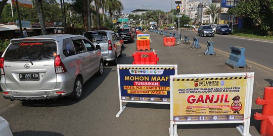 Bogor PPKM Level 3 saat Libur Nataru, Ganjil Genap akan Kembali Diterapkan