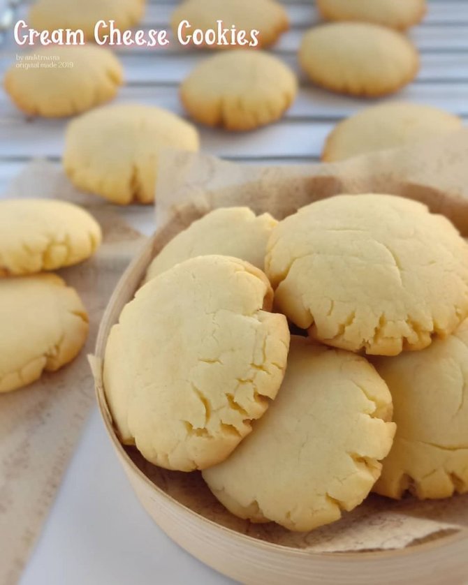 kue keju cream cookies