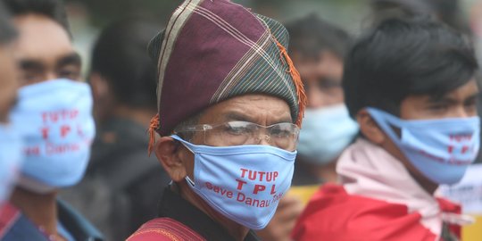 Masyarakat Adat Tono Batak Geruduk Kantor Luhut Binsar Panjaitan