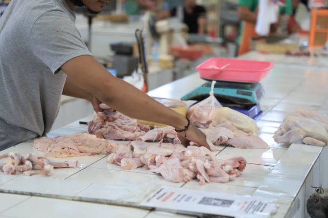 mini lab di pasar oleh dkp kota tangerang