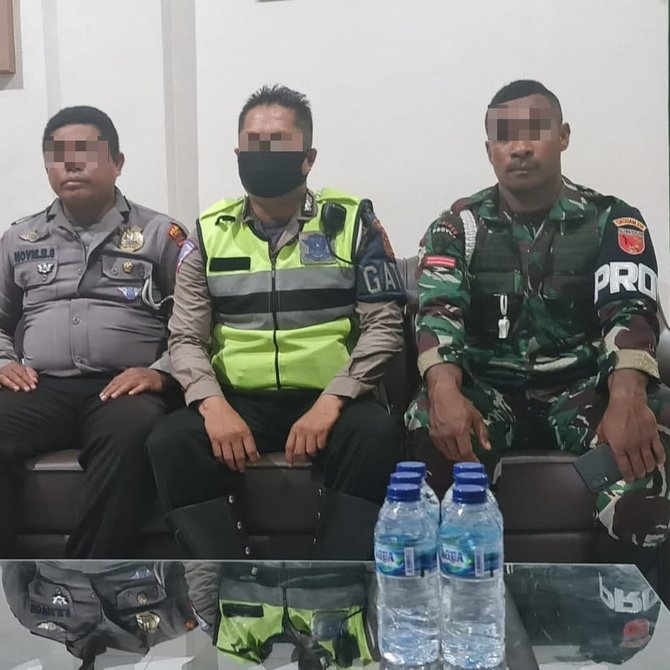 2 polisi adu jotos dengan 1 anggota tni