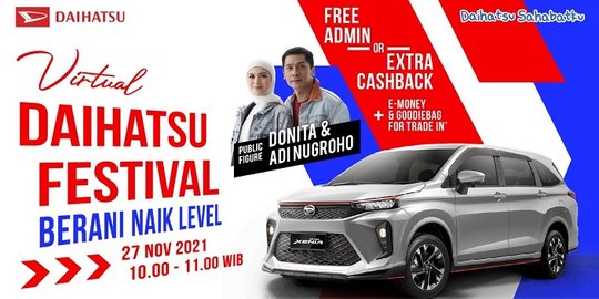 Akhir Pekan Ini, Ada Virtual Daihatsu Festival bersama All New Xenia