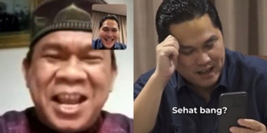 Menteri Erick Thohir Video Call Ustaz, Ingat Pernah Dipukul Penggaris Pas Ngaji