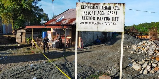 4 Pelaku Penembakan Pos Polisi Panton Reu Aceh Barat Menyerahkan Diri