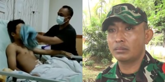 Cerita Serka TNI Ini Sambil Menangis Menyelamatkan Anak Yatim Piatu Asal Garut
