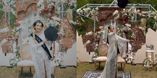 Beda dari yang Lain, Wanita Cantik Ini Wisuda Online Sambil Gelar Acara Pernikahan