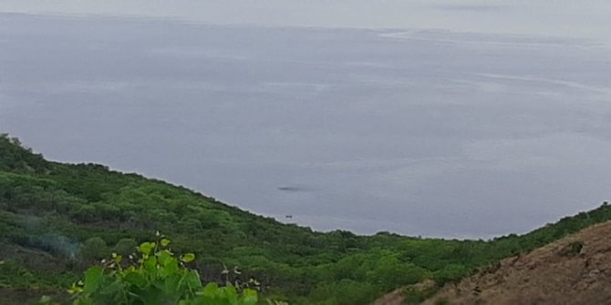 Parasit Gunung Api Ile Werung di Dasar Laut Lembata Erupsi | merdeka.com