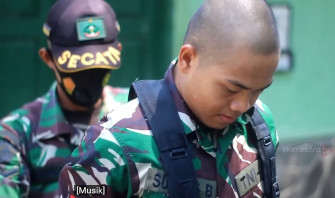 casis tni bahagia dapat seragam baru