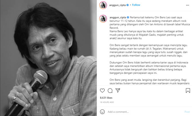 pengamat musik bens leo meninggal dunia deretan musisi ini kenang sosoknya