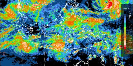 BMKG: Siklon Nyatoh dan 2 Bibit Siklon Terpantau Dekat Wilayah Indonesia