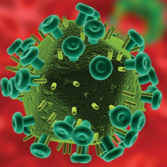 gambar virus hiv