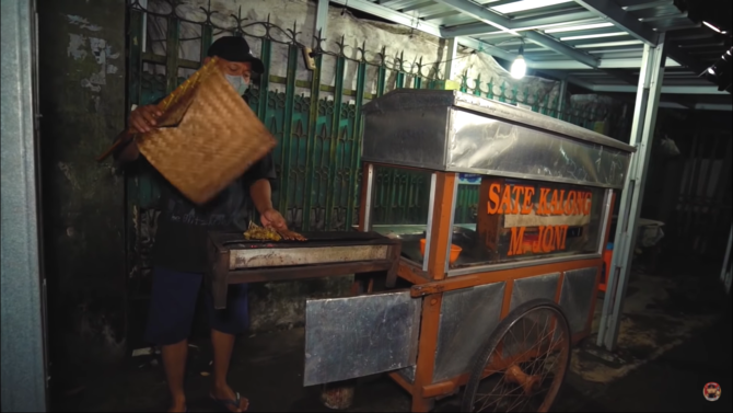 sate kalong khas cirebon