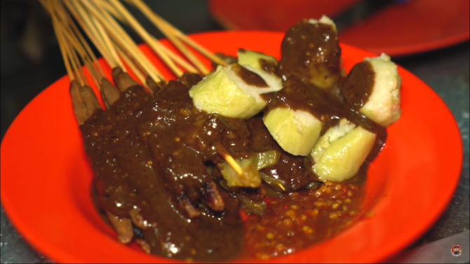 sate kalong khas cirebon