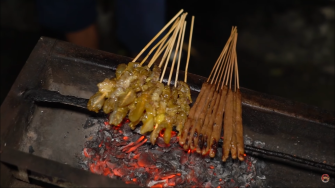 sate kalong khas cirebon