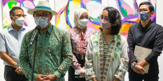 Ridwan Kamil Gelar Pameran Lukisan di JNM, Beri Isyarat Ini Soal Pilpres 2024