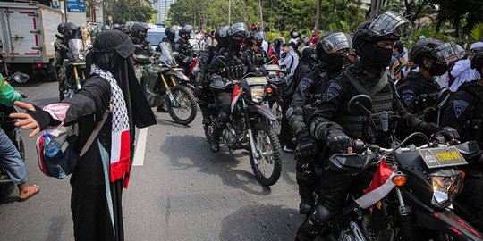 Polisi Tegaskan Pidanakan Massa Nekat Gelar Reuni 212 di Patung Kuda