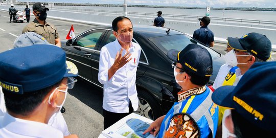 Jokowi Tinjau Infrastruktur Pendukung Menuju Lokasi KTT G20 di Bali