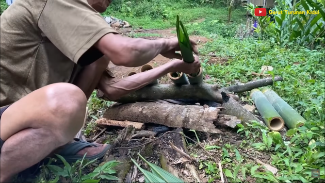 cara memasak nasi ngaleumeung di pangandaran