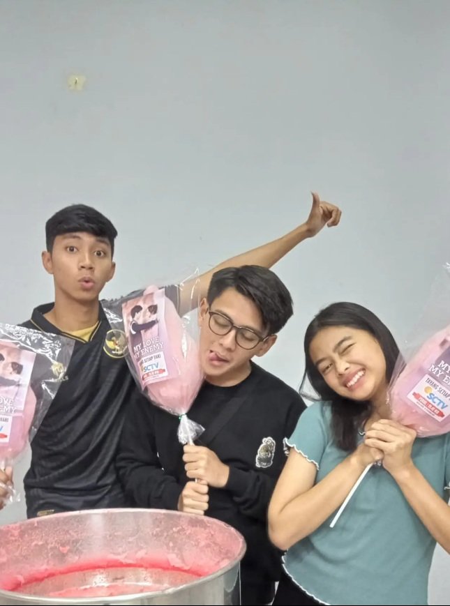 penuh keseruan pemain love story the series ikut gulali party yang digelar sinemart