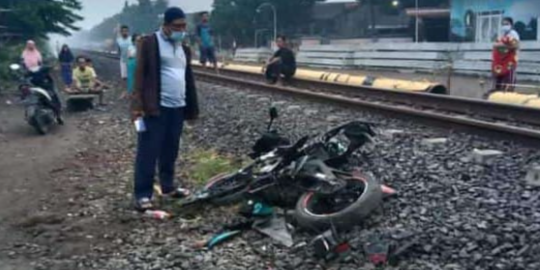 Tak Ada Palang Pintu, Ini Fakta Pemuda Hendak Kerja Tertabrak Kereta di Sidoarjo