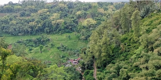 Potret Kampung Tersembunyi di Antara Lembah, Warganya Ramah dan Cantik Banget