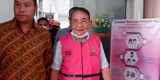 Mantan Bupati Kupang Ibrahim Medah Ditahan Kejati NTT