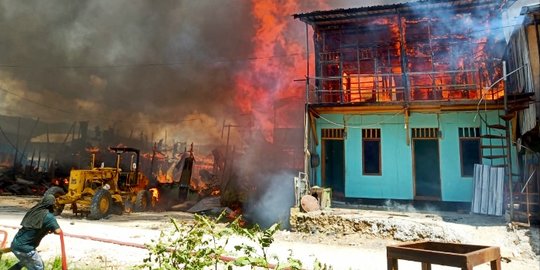 Si Jago Merah Dua Kali Mengamuk di Jayapura, 8 Rumah dan 37 Kamar Indekos Terbakar