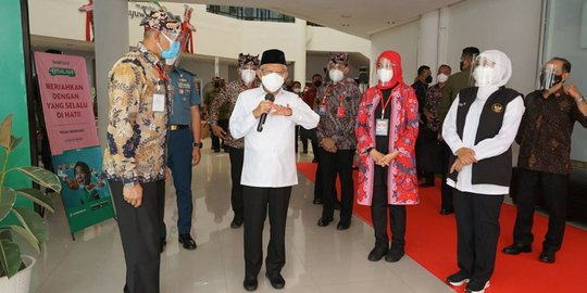 Bertolak ke Bandung, Wapres Ma'ruf Buka Muktamar VII Milad ke-31 ICMI