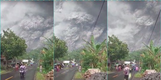 Kronologi Gunung Semeru Erupsi yang Akibatkan 2 Kecamatan di Lumajang Gelap Gulita
