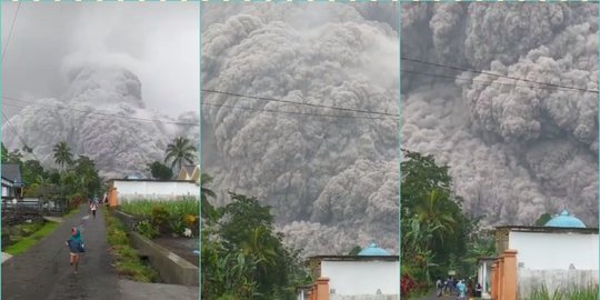 Gunung Semeru Erupsi, BPBD Lumajang Dirikan Pengungsian di Lapangan Kamarkajang