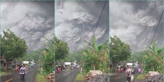 Gunung Semeru Erupsi, Warga Diminta Menjauh 5 Km dari Bukaan Kawah