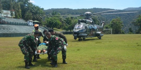 Prajurit TNI Serda Putra Rinaldi Gugur Ditembak KKB Dimakamkan di Simeulue