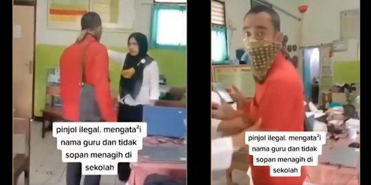 Viral Debt Collector Pinjol Masuk ke Sekolah, Menagih Guru Hingga Suasana Panas