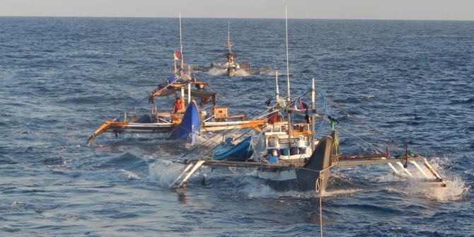 KKP Tangkap Tiga Kapal Pencuri Ikan Berbendara Malaysia