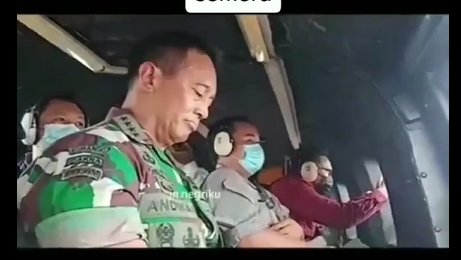 panglima tni jenderal andika pantau lokasi erupsi semeru