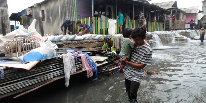 Rt Di Jakarta Terdampak Banjir Rob Merdeka Com