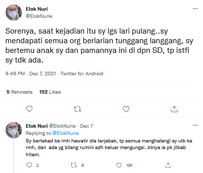 suami ungkap sikap tak biasa rumini sehari sebelum wafat
