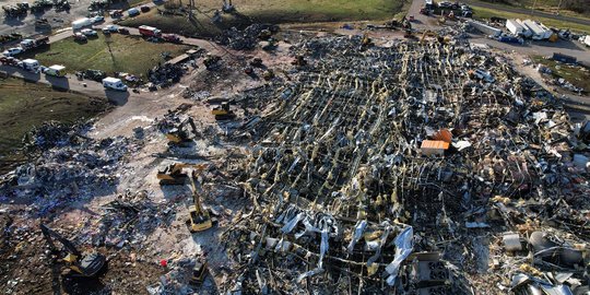 100 Orang Tewas Akibat Tornado di Amerika Serikat