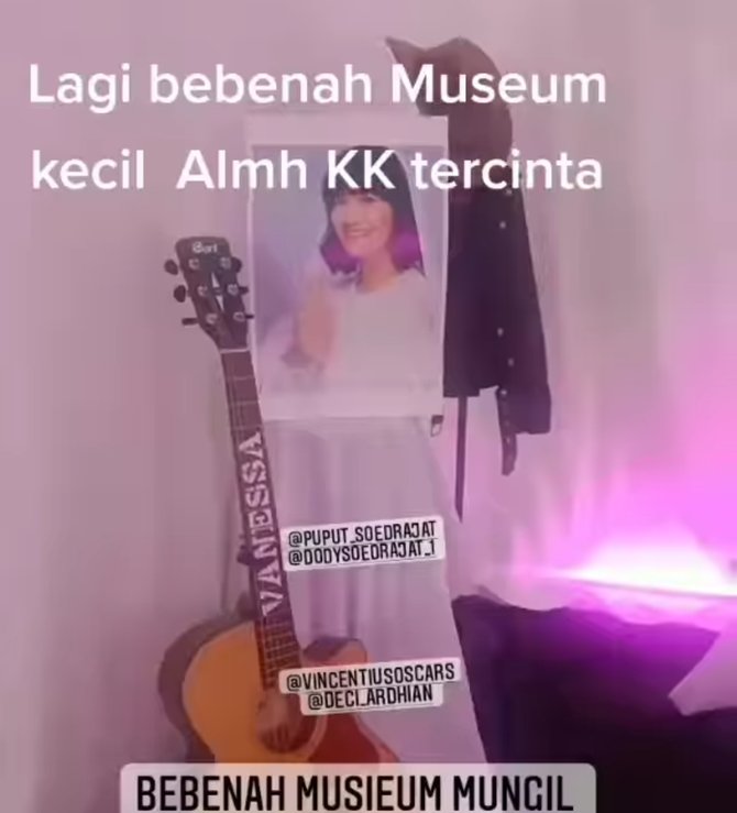 jadi sorotan ini potret museum vanessa angel buatan doddy sudrajat