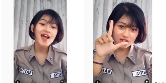 Tak Kalah Sama Polwan, Kenalkan Satpam Cantik Ini Punya Paras Ayu & Imut Banget