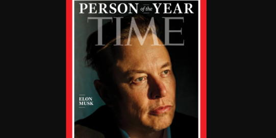 Elon Musk Dinobatkan sebagai 'Person of the Year' 2021 Majalah TIME