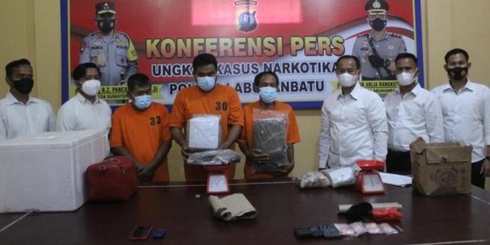 Polisi Ungkap Peredaran 50 Kg Ganja di Labuhanbatu, Pelaku Terancam 20 Tahun Penjara