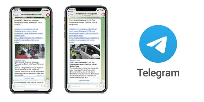 merdekacom hadir di telegram