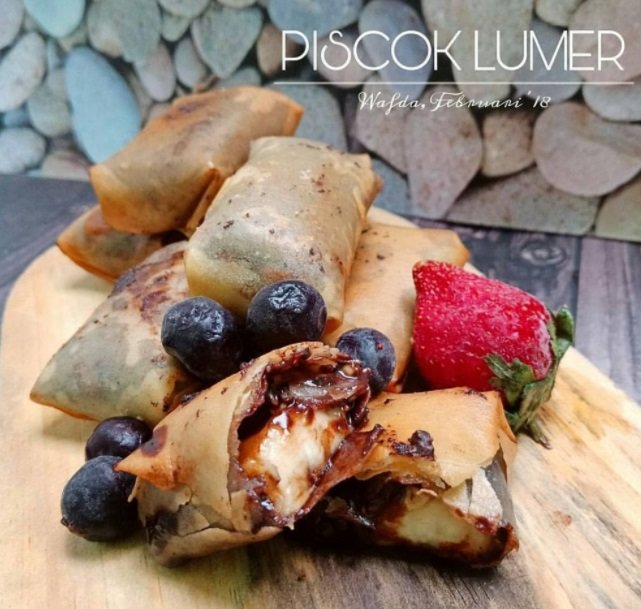 resep pisang lumer cokelat bercita rasa manis dan renyah