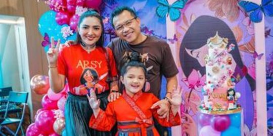 Bertema Mulan, Ini 4 Potret Meriah Perayaan Ulang Tahun Arsy Hermansyah
