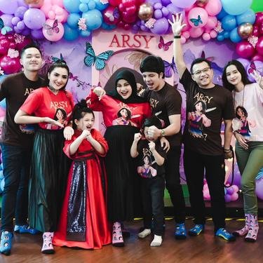 bertema mulan ini potret meriah perayaan ulang tahun arsy heemansyah