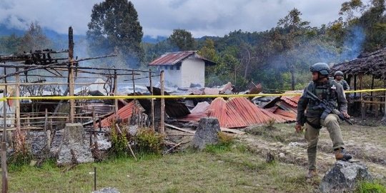 KKB Bakar Sekolah hingga Baku Tembak, Polri Sebut Belum Ada Penambahan Personel