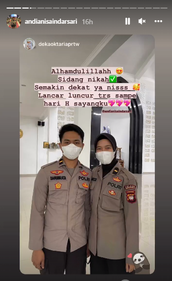 polisi pria amp polwan ini saling jatuh cinta mantap menuju pelaminan