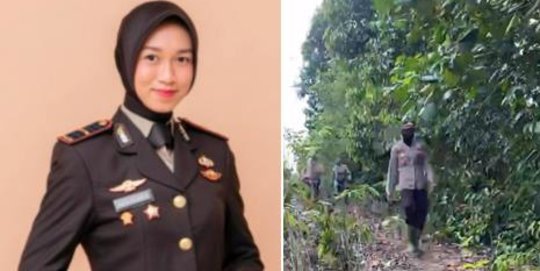 Jadi Kapolsek Termuda, Begini Aksi Gagah Ipda Nadya Ayu Patroli ke Hutan